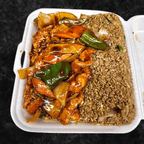 Best C12. Szechuan Spiced Chicken, Egg Roll (Combo)四川鸡，春卷 in Ashburnham, MA